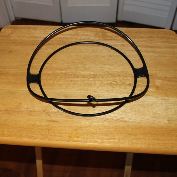 Vintage Tupperware Cariolier Carrier Handle Round #428-1, BLACK - Picture 1 of 2